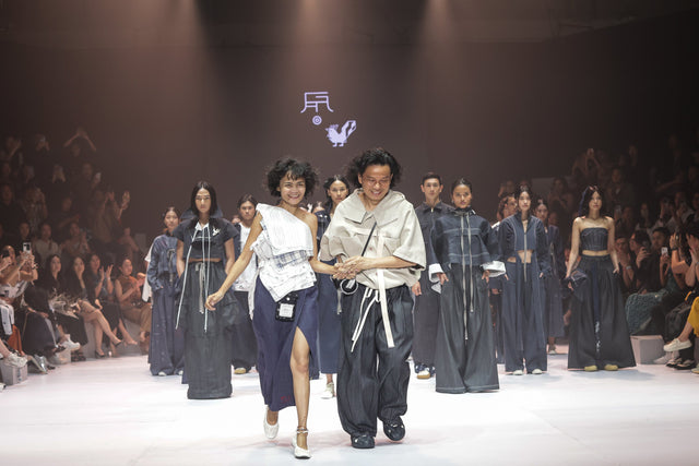 Adrian Gan x Sejauh Mata Memandang unveil a special collaborative collection “ANTARATANTRYA” at Plaza Indonesia Fashion Week 2024's Finale
