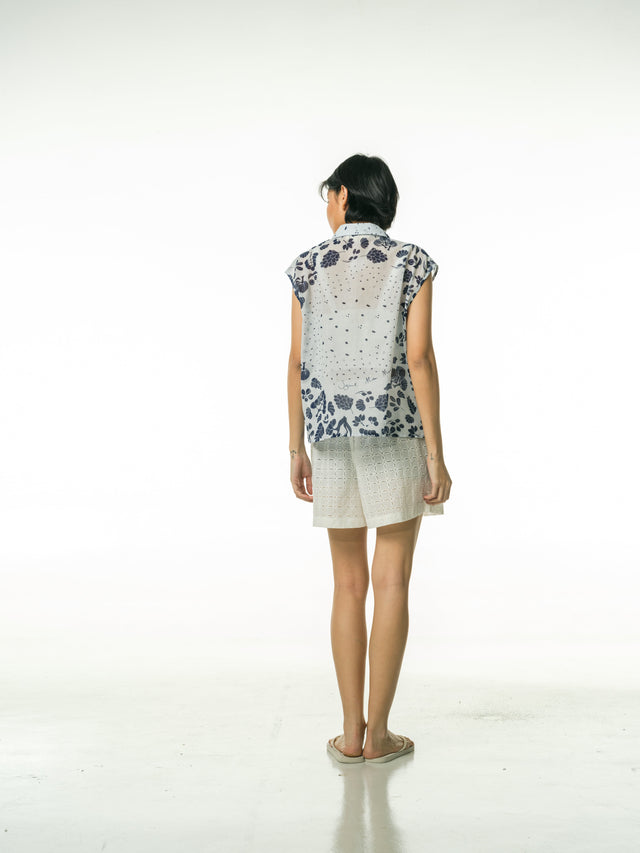 "Flora" - Padma Sleeveless Shirt