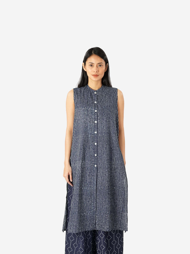 "Garis" - Plant-based Dye Baju Santai