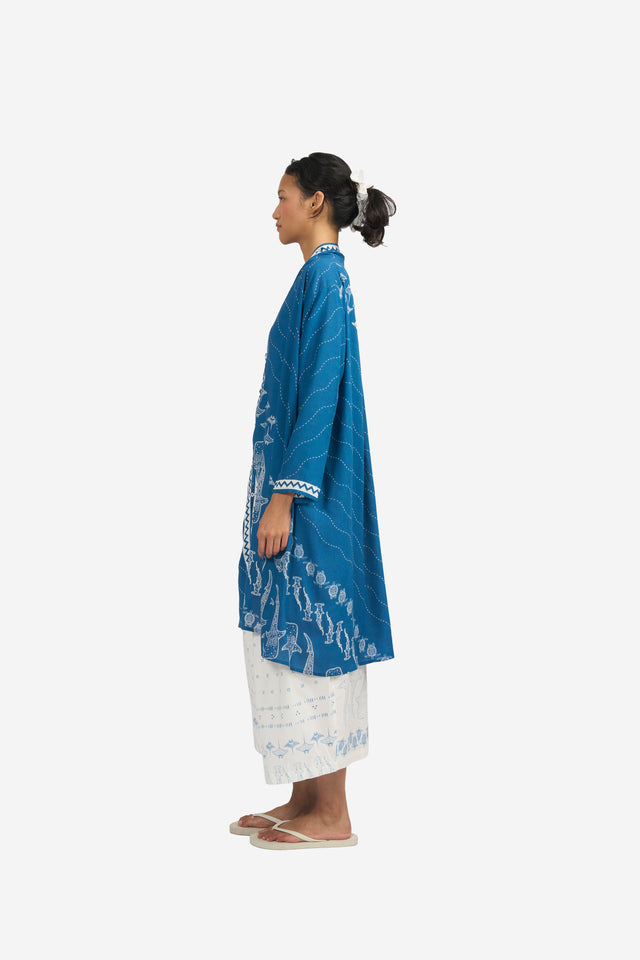 "Samudra Lereng" - Kebaya Panjang