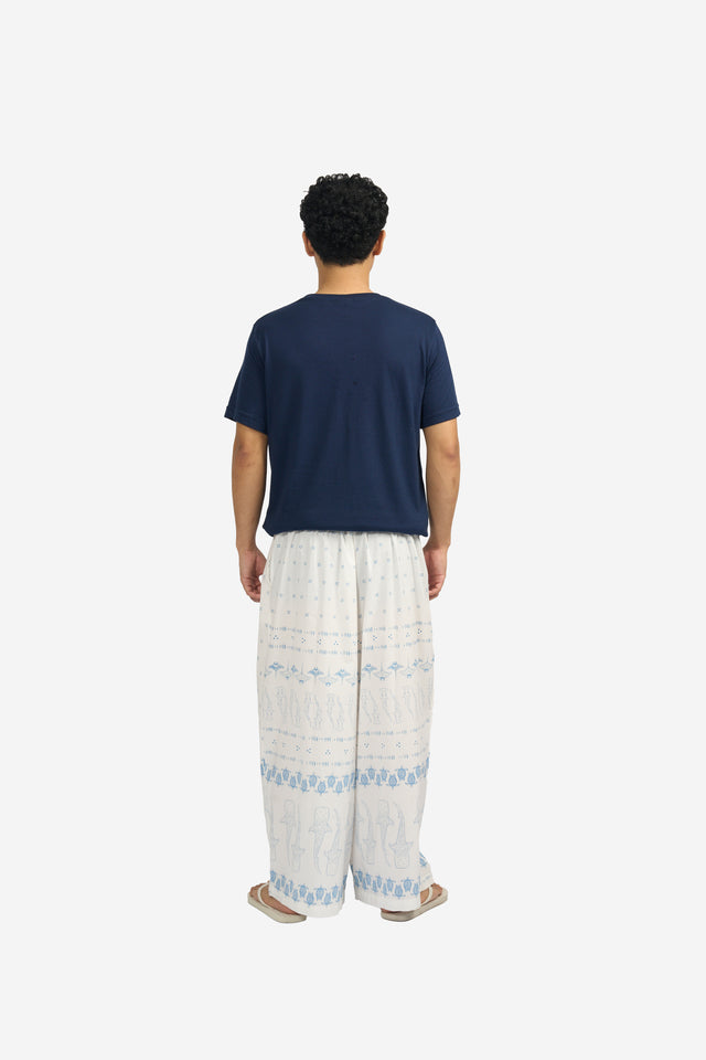 ”Mosaik” - Two Buttons Maxi Pants