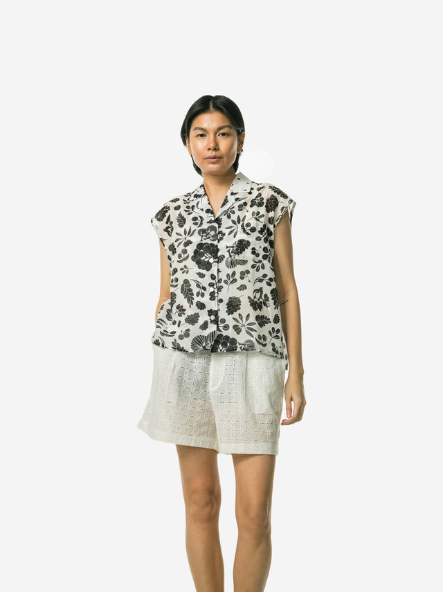 "Flora" - Padma Sleeveless Shirt