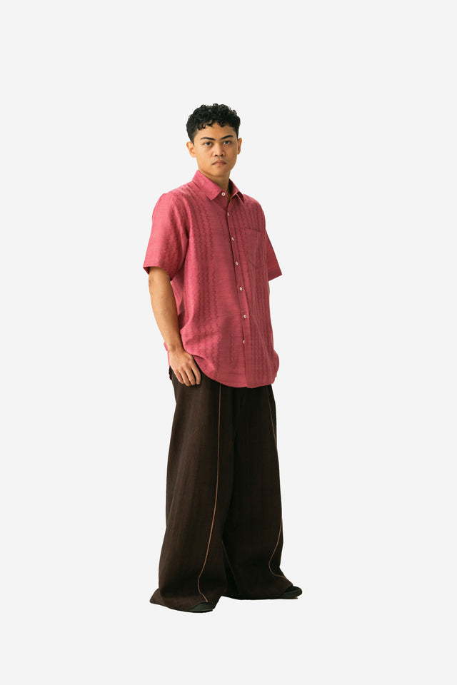 “Puspa” - Ombak Laut Short Sleeve Shirt