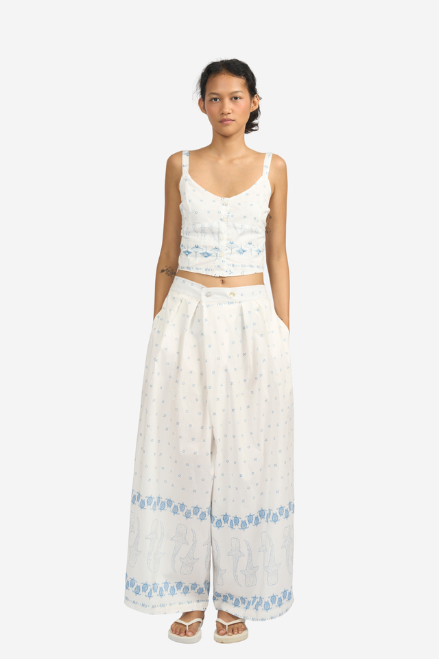 ”Mosaik” - Two Buttons Maxi Pants