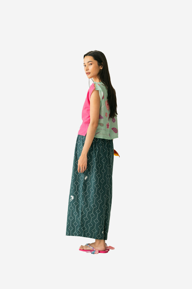 “Puspa” - Bunga Laut Boxy Top