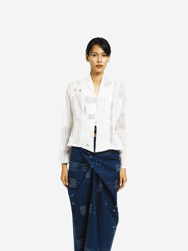 "Ombak Laut" - Kebaya Pendek