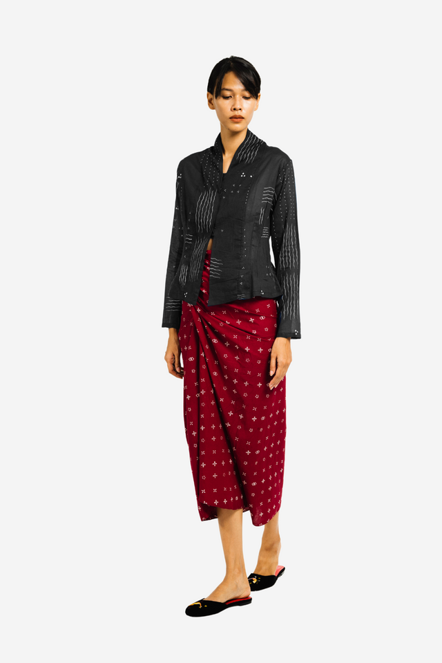 "Ombak Laut" - Kebaya Pendek