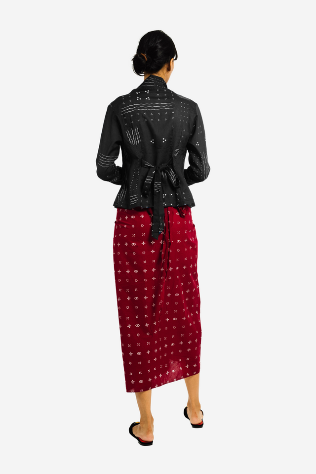 "Ombak Laut" - Kebaya Pendek