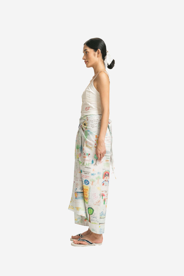 "Pesan Bumi" - Wrap Skirt