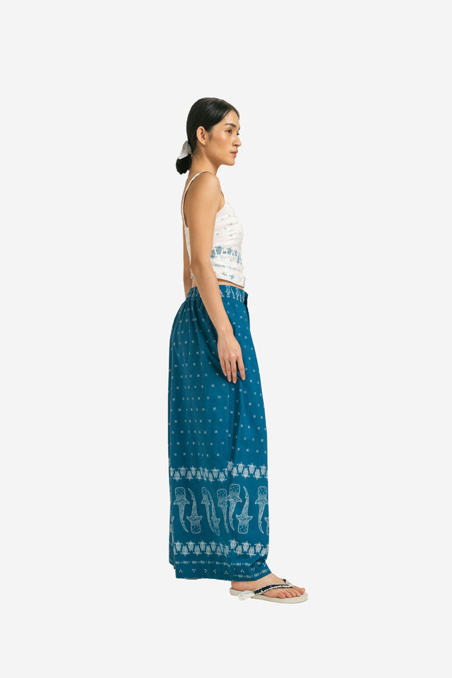 ”Mosaik” - Woman's Two Buttons Maxi Pants