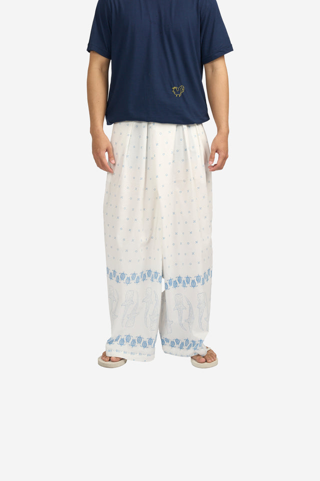 ”Mosaik” - Two Buttons Maxi Pants