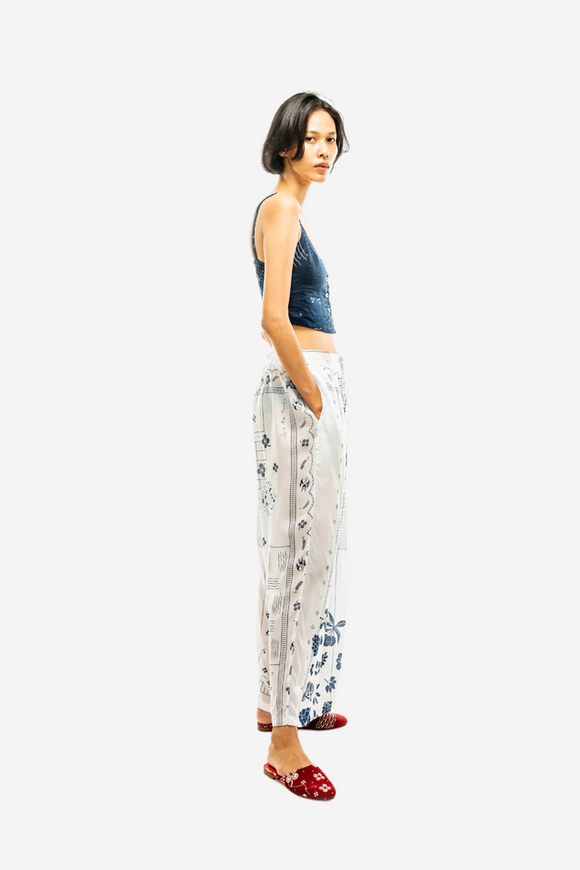 "Tambal" - Two Buttons Maxi Pants