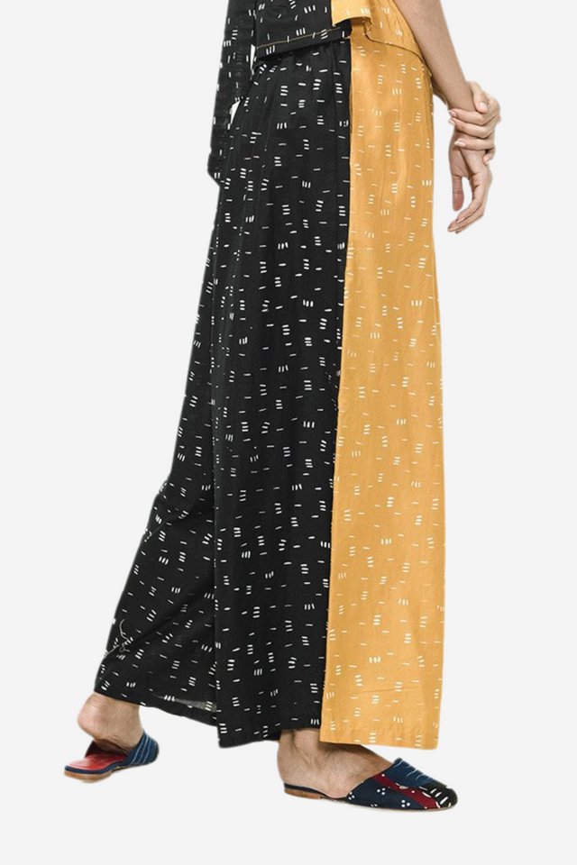 "Bambu" - Two Buttons Maxi Pants