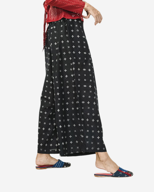 "Wiji" - Two Buttons Maxi Pants