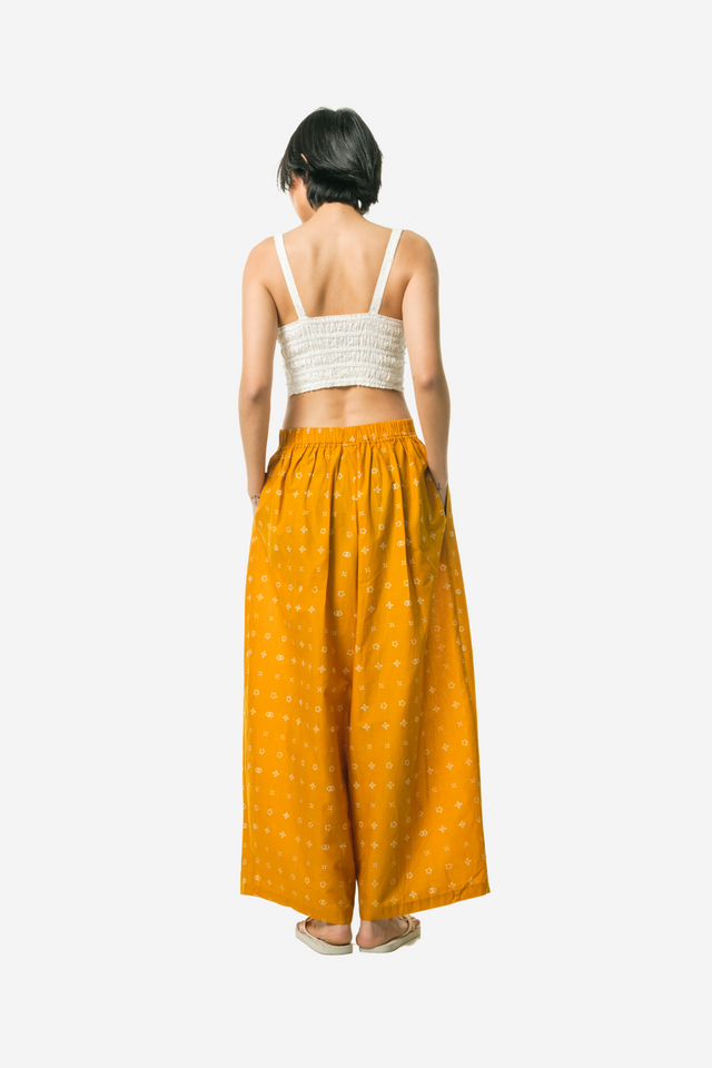 "Wiji" - Two Buttons Maxi Pants