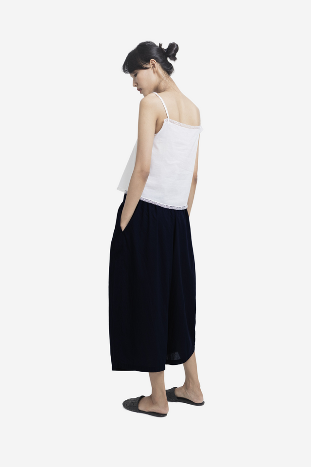 Two Buttons Midi Pants