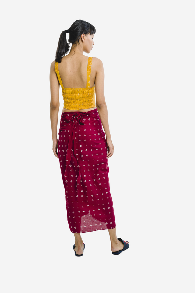 "Wiji" - Wrap Skirt