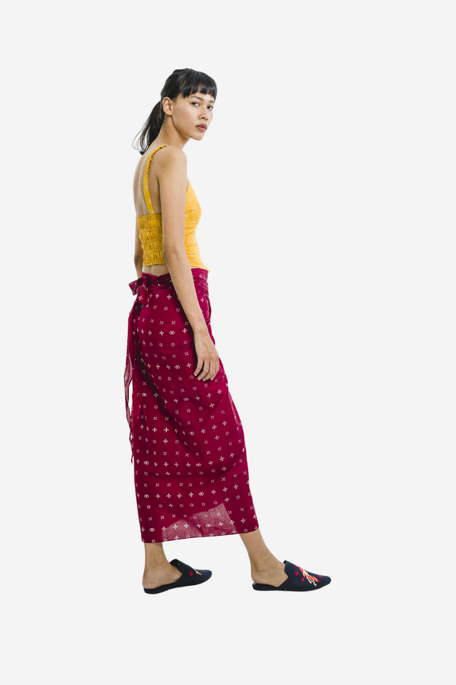 "Wiji" - Wrap Skirt