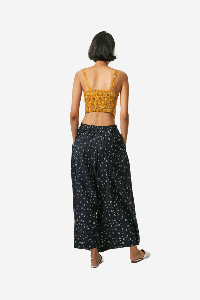 "Bambu" - Two Buttons Maxi Pants