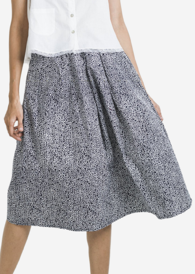 "Kotak Sawah" - A-Line Skirt
