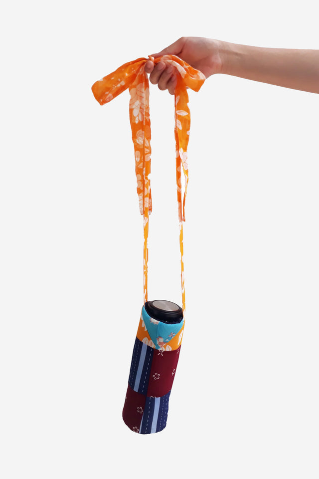 Sari Cotton Drinking Bottle Bag