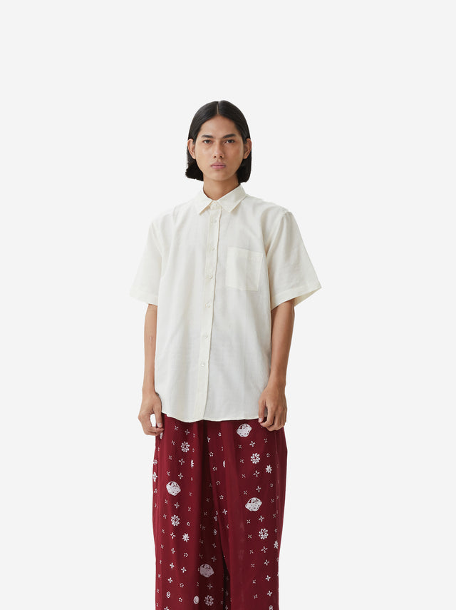 "Tenun Ombak Laut" - Short Sleeve Shirt