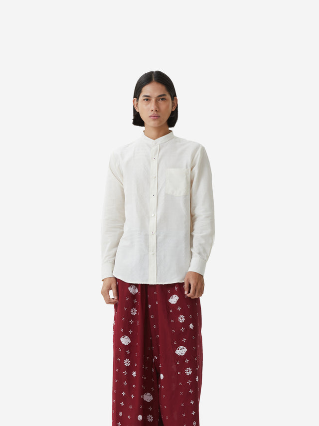 "Tenun Ombak Laut" - Long Sleeve Shirt