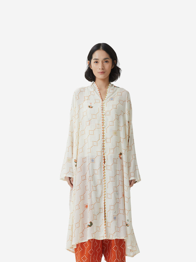 "Nitik Cerah" - Kebaya Panjang