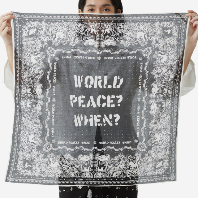 ”Sejauh Mata Memandang X Eko Nugroho” "World Peace" - Bandana