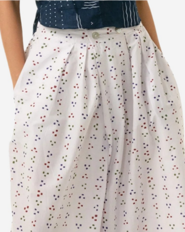 "Bija" - Two Buttons Maxi Pants