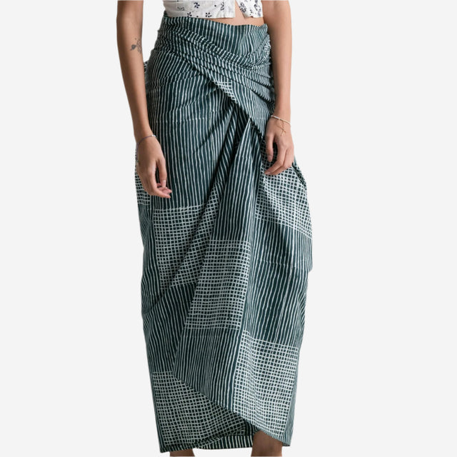 "Lapis" - Wrap Skirt