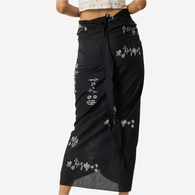 "Sejauh Mata Memandang X Dian Sastrowardoyo" "Tumbuh" Acak - Wrap Skirt