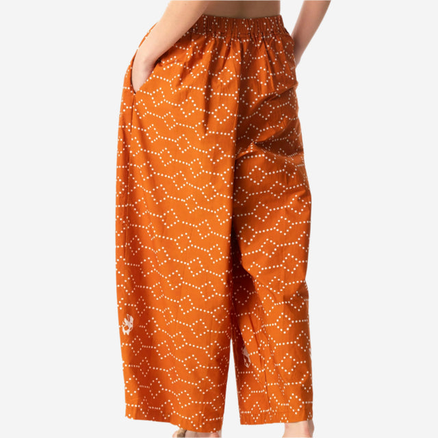 "Nitik Ayam" - Two Buttons Maxi Pants