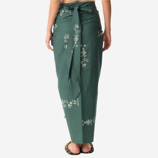 "Sejauh Mata Memandang X Dian Sastrowardoyo" "Tumbuh" Acak - Wrap Skirt