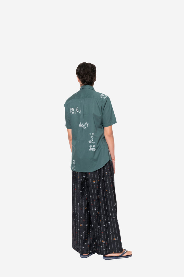 "Sejauh Mata Memandang X Dian Sastrowardoyo" "Tumbuh" Acak - Short Sleeve Shirt