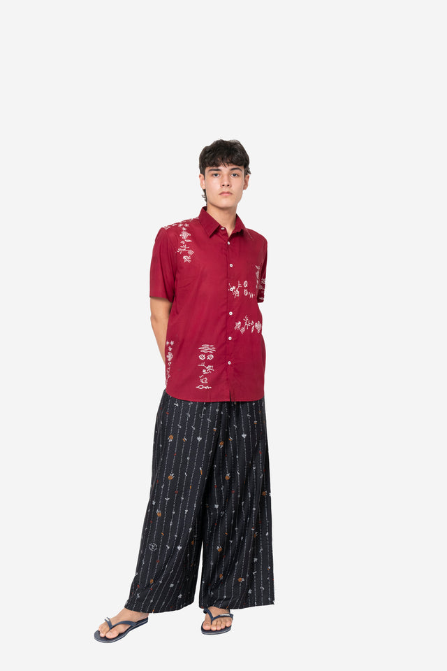 "Sejauh Mata Memandang X Dian Sastrowardoyo" "Tumbuh Acak" - Short Sleeve Shirt