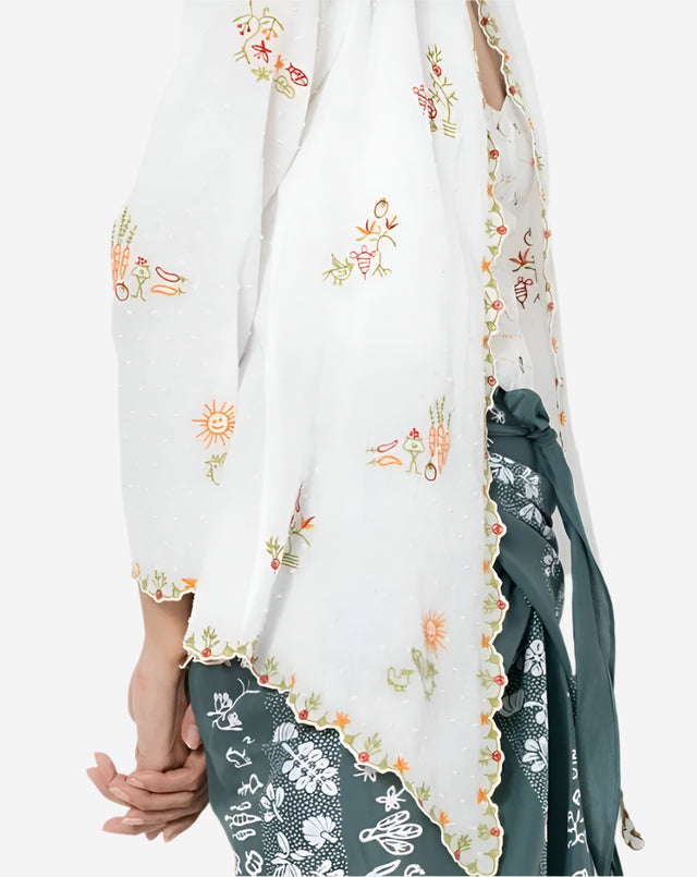 "Sejauh Mata Memandang X Dian Sastrowardoyo" "Tumbuh" - Embroidered Kebaya Encim