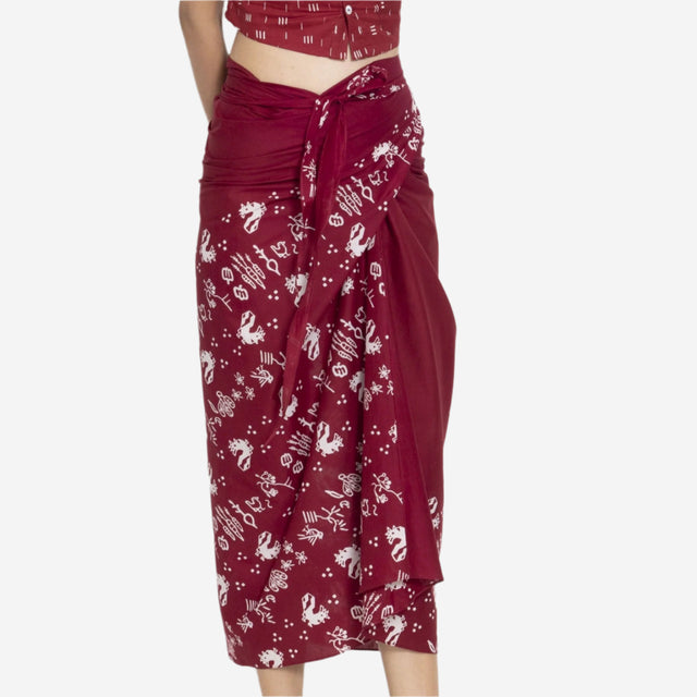 "Sejauh Mata Memandang X Dian Sastrowardoyo" "Tumbuh" - Wrap Skirt