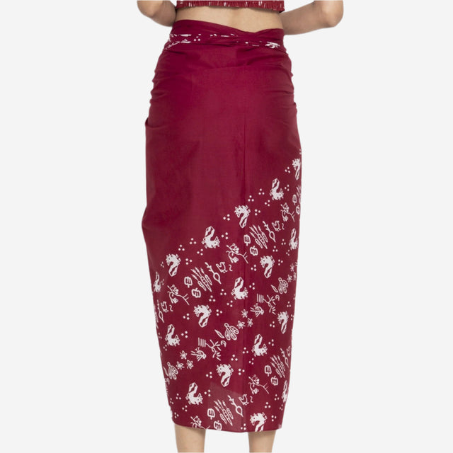 "Sejauh Mata Memandang X Dian Sastrowardoyo" "Tumbuh" - Wrap Skirt