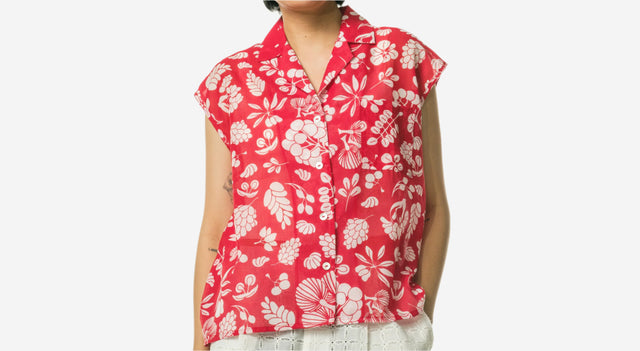 "Flora" - Padma Sleeveless Shirt