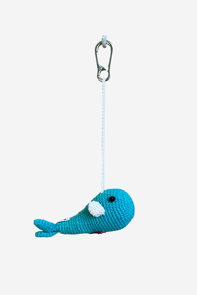 “Amigurumi” - Small Whale Charm