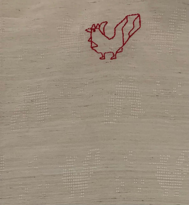 “Tenun Ayam” Silk-Pineapple Leaf Fiber Baju Santai