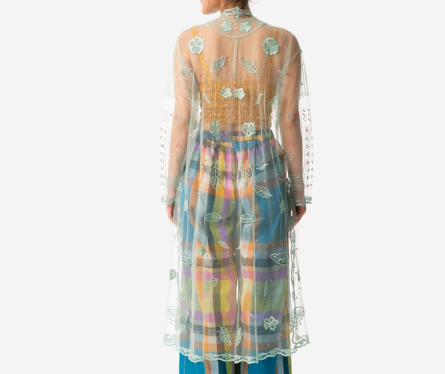 "Bunga Laut" - Kebaya Panjang Tulle