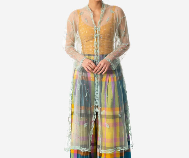 "Bunga Laut" - Kebaya Panjang Tulle