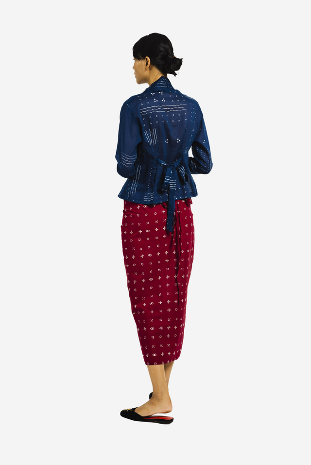 "Ombak Laut" - Kebaya Pendek