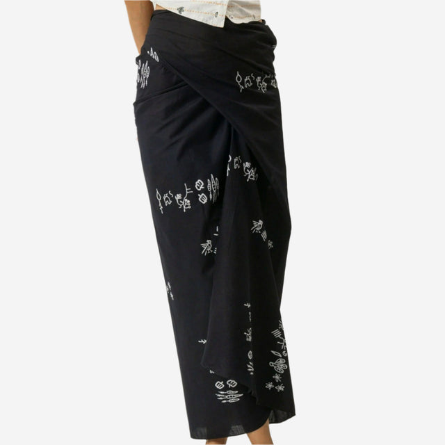 "Sejauh Mata Memandang X Dian Sastrowardoyo" "Tumbuh" Acak - Wrap Skirt