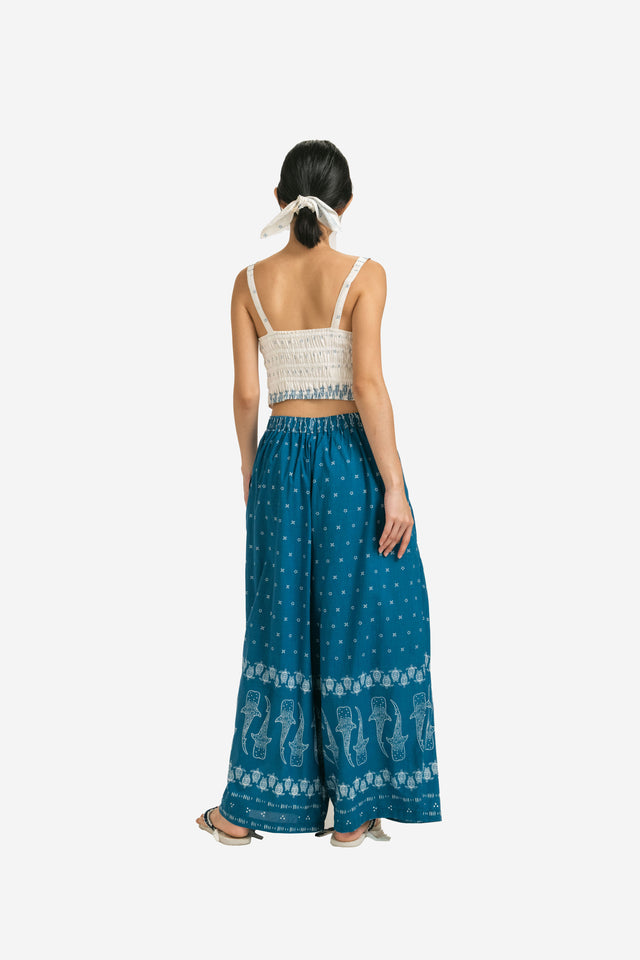 ”Mosaik” - Woman's Two Buttons Maxi Pants
