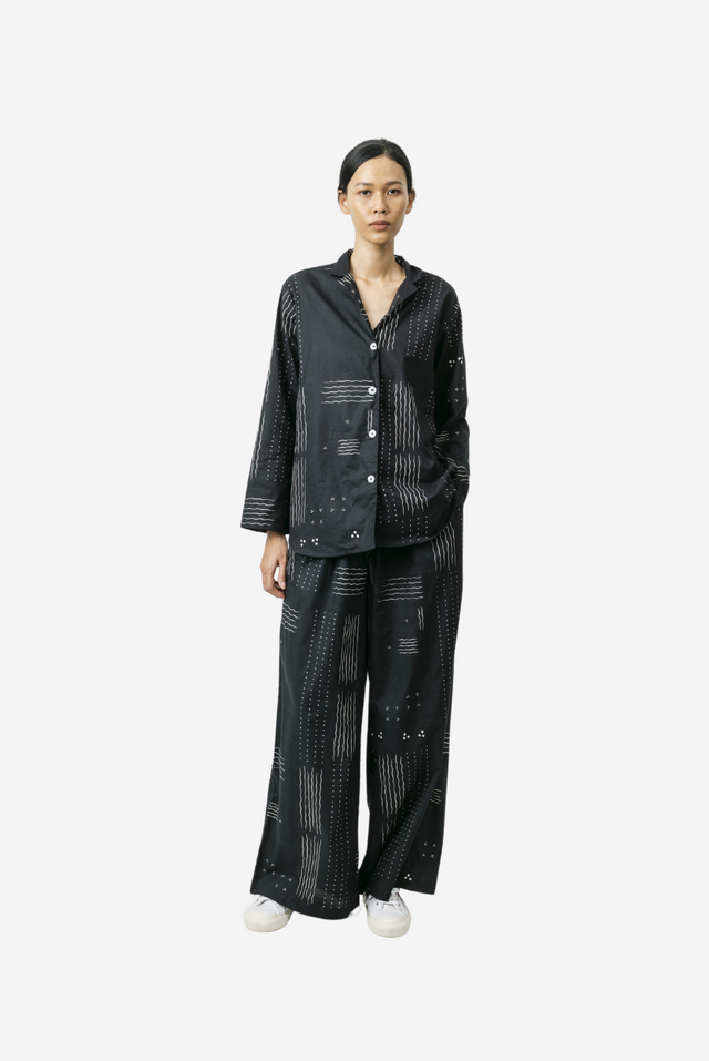 "Ombak Laut" - Woman's Tilem Pajama Set
