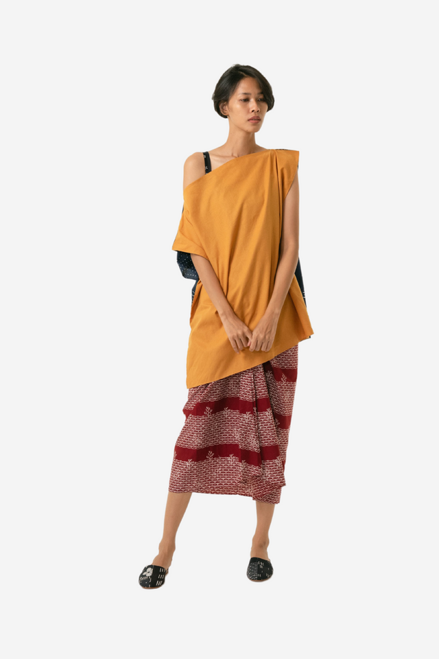 "Ombak Laut" - Boxy Top