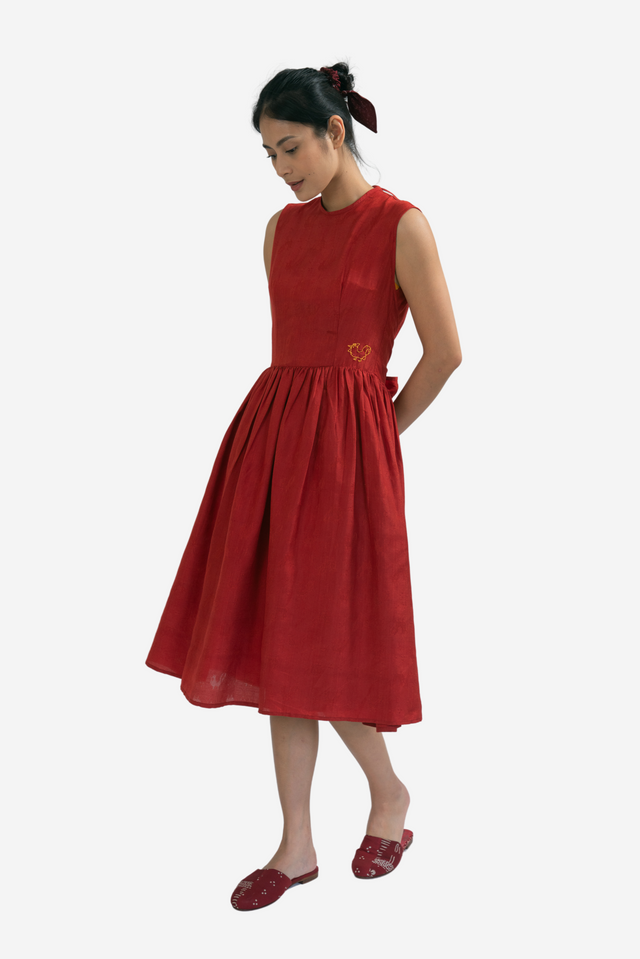 "Tenun Ayam" - Gadis Dress